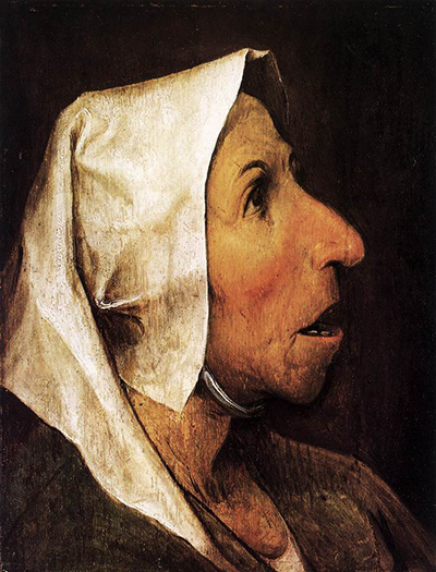 Portrait of an Old Woman Pieter Bruegel